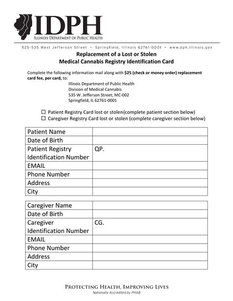 lost medical card illinois.